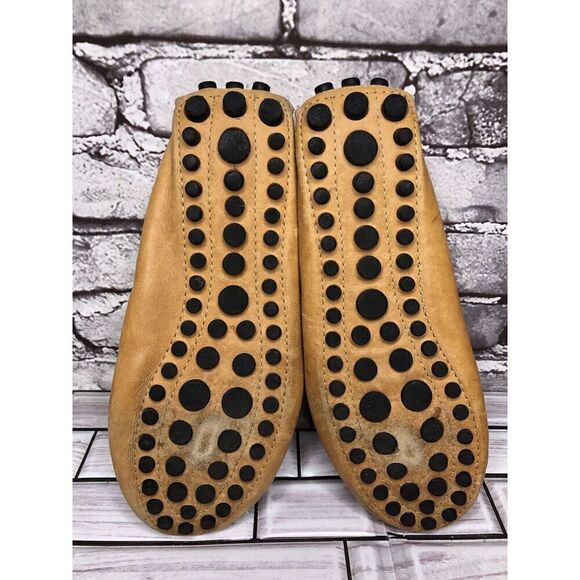 Mercanti Florentini MF-3200 Brown Leather Lace Driving Loafers Shoes Women 7.5B - Picture 12 of 16